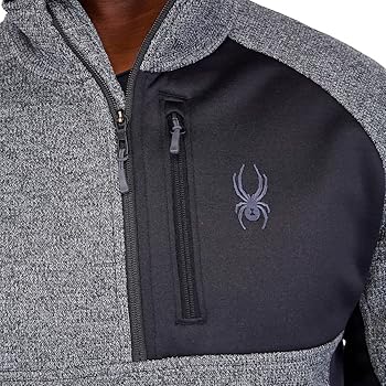 スキー Spyder Knit Panel Half Zip Pullover Amazon.com: Spyder Men's Half Zip Sweater Gait Knit Pullover